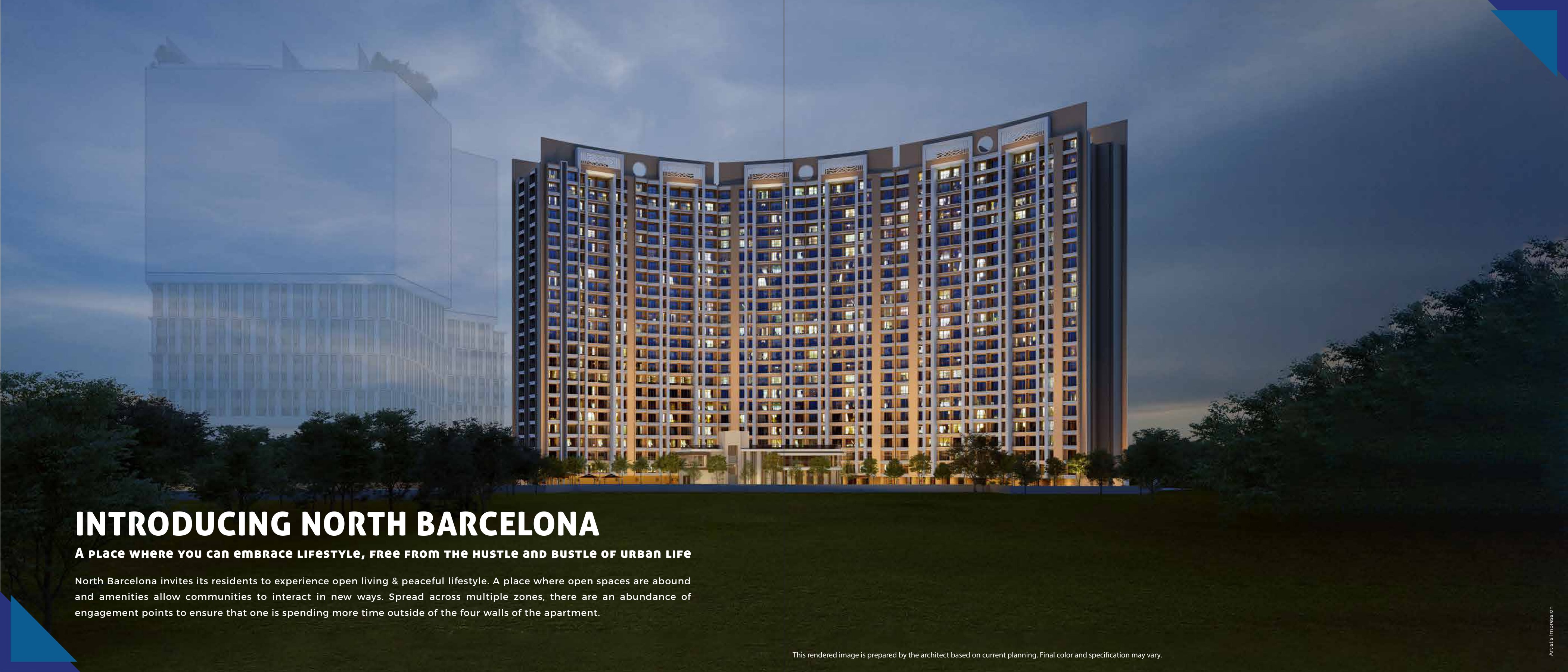 JP North Barcelona Wing D in Mira Road East, Mumbai