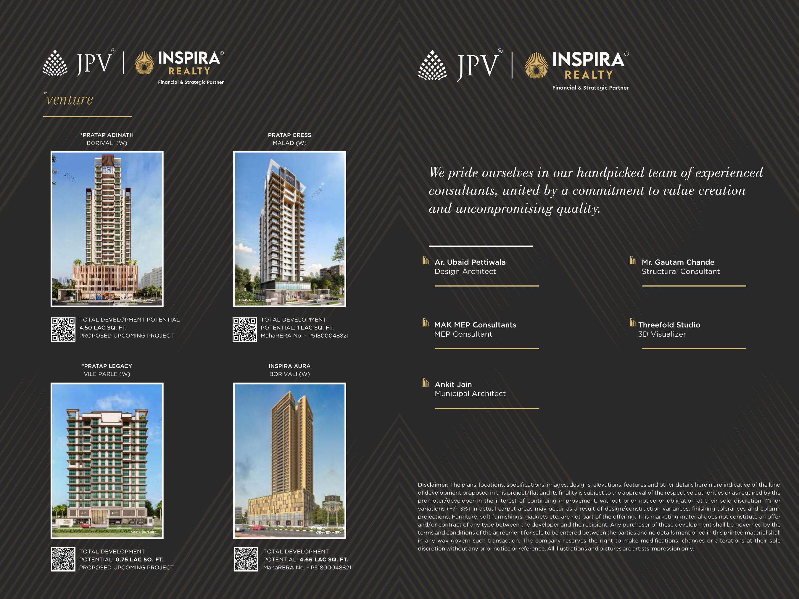 JPV and Inspira Pratap Legacy