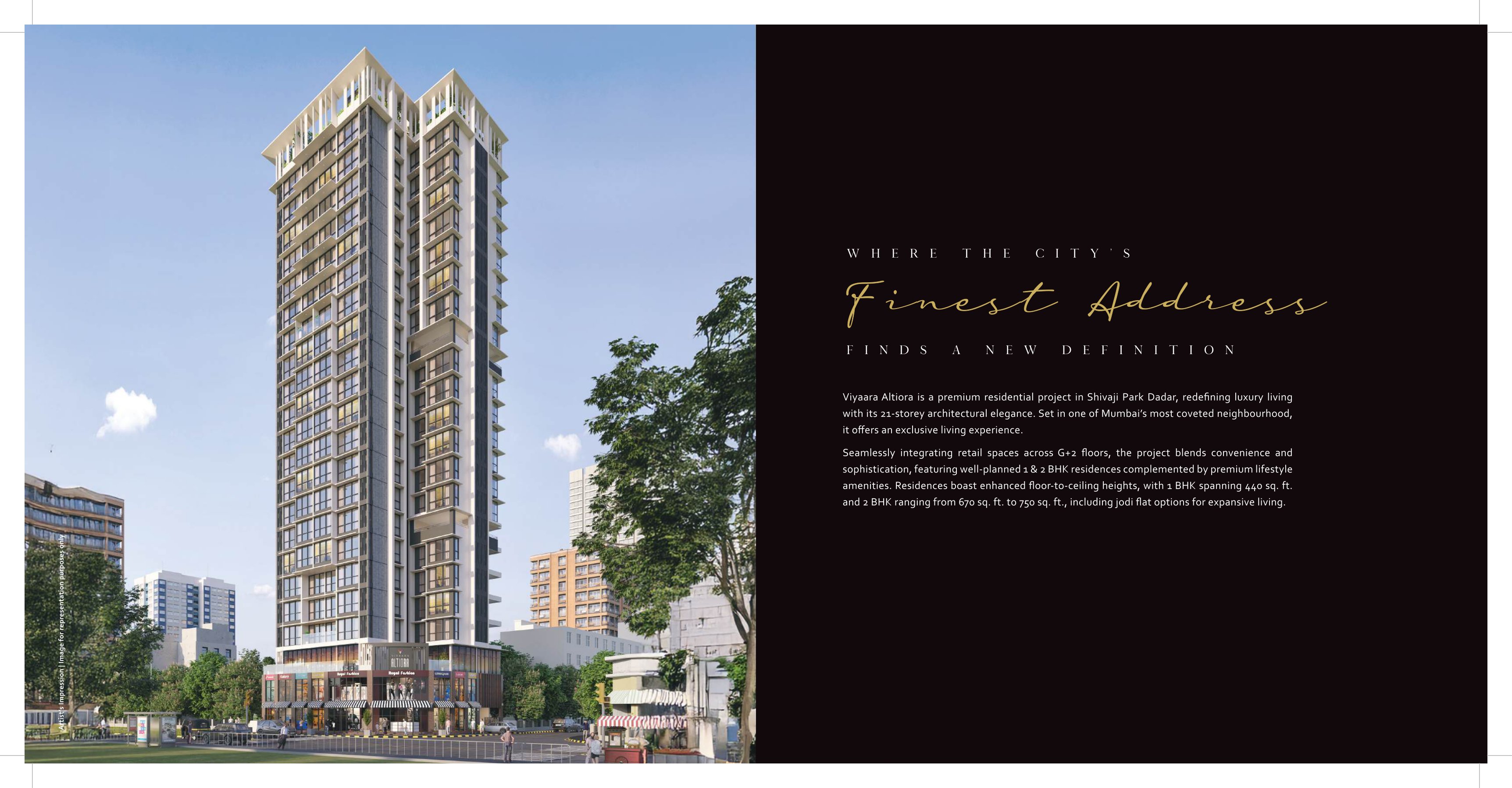 Structure Viyaara Altiora in Mahim West, Mumbai