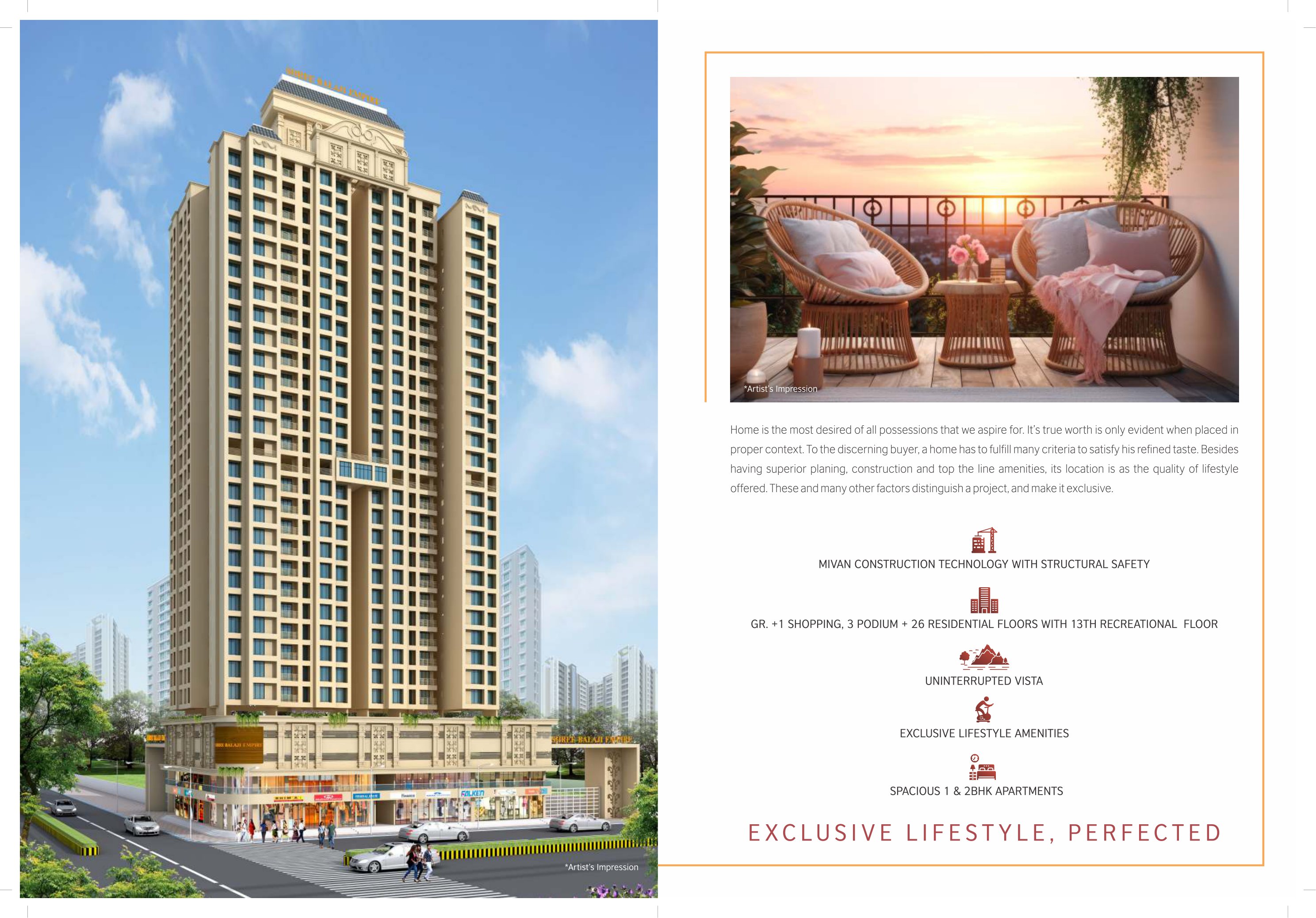 Shubham Shree Balaji Empire in Bhayandar East, Mumbai