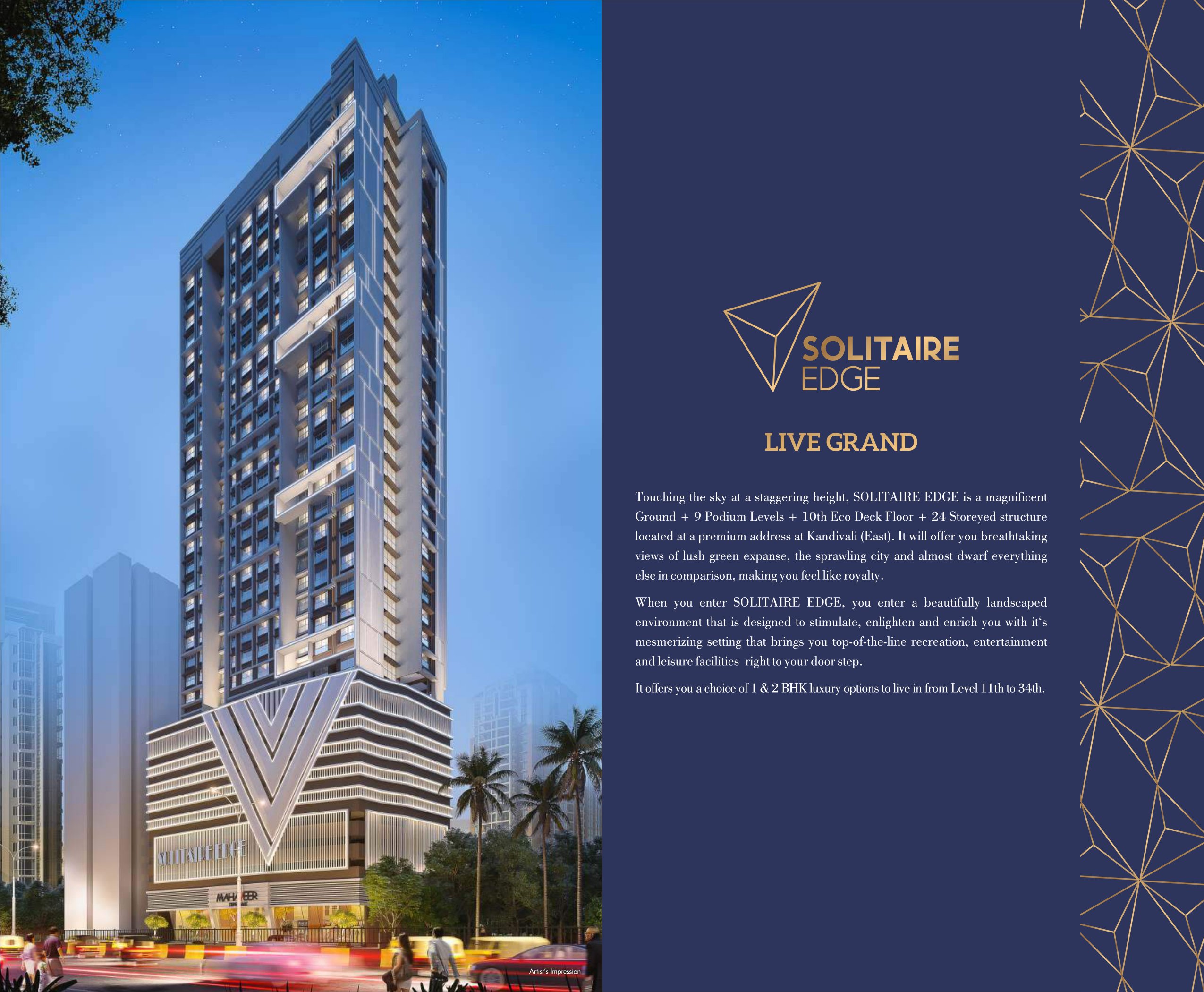 Mahaveer Solitaire Edge in Kandivali East, Mumbai