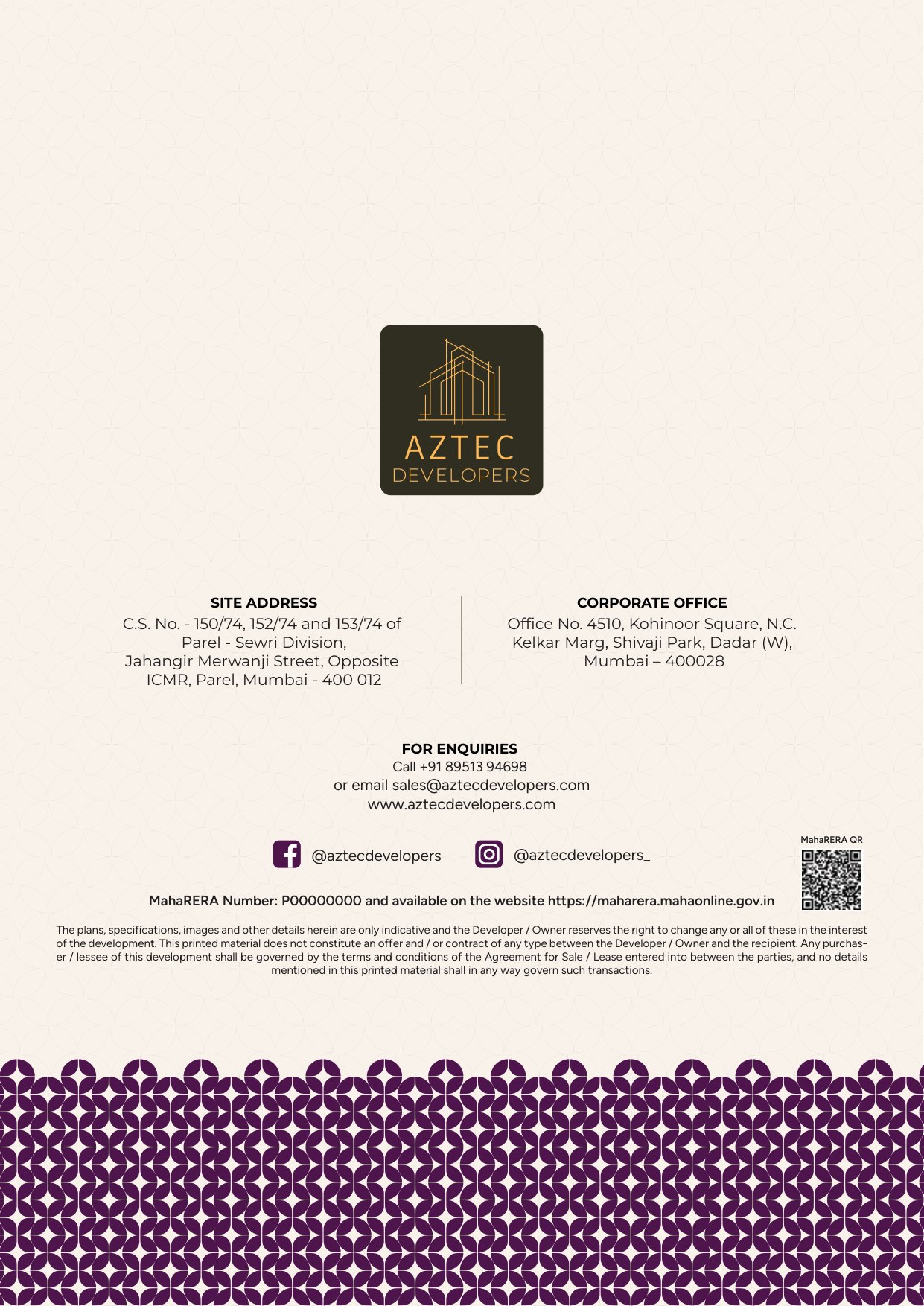 Aztec One Parel