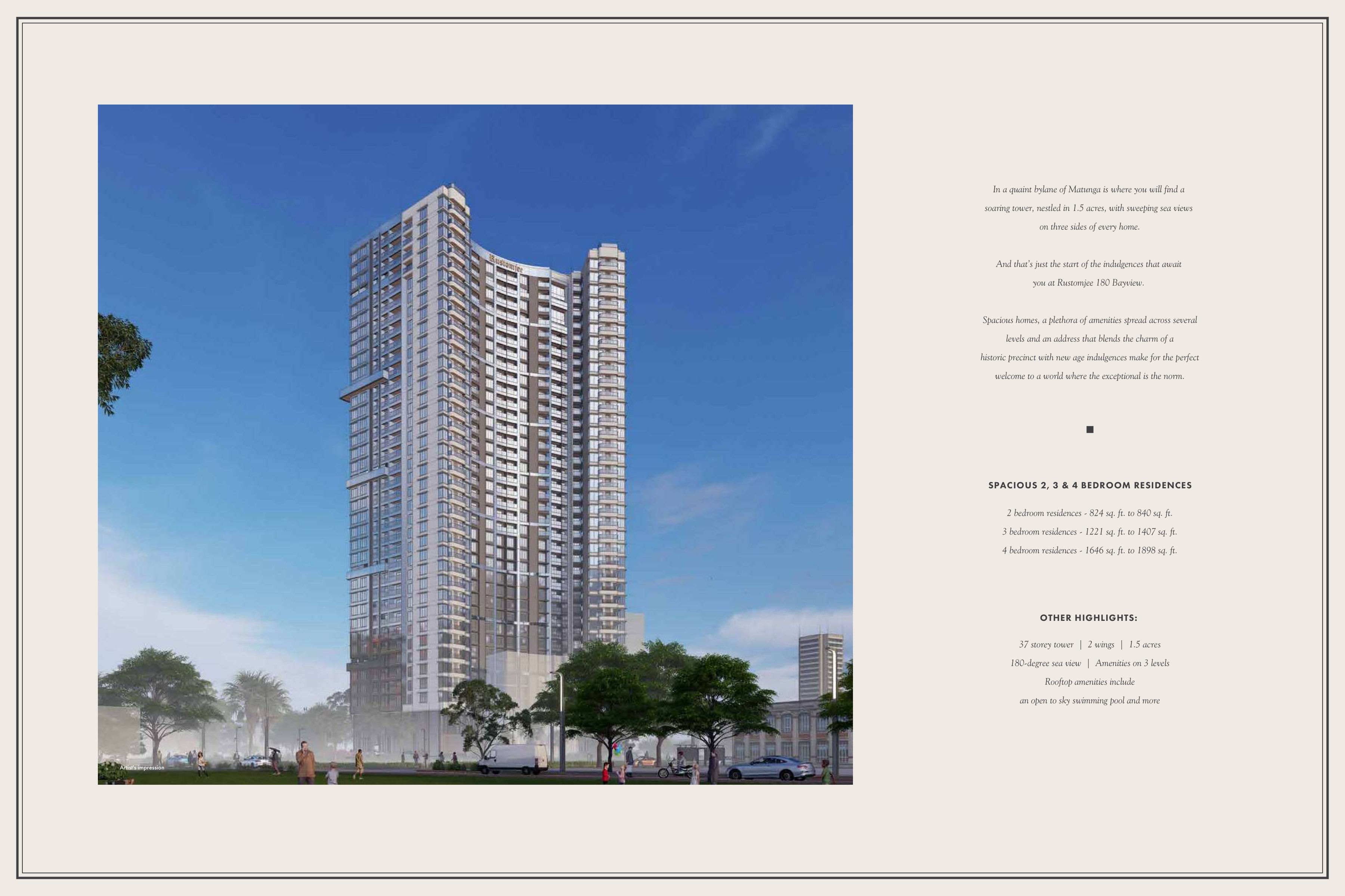 Rustomjee 180 Bayview in Matunga West, Mumbai