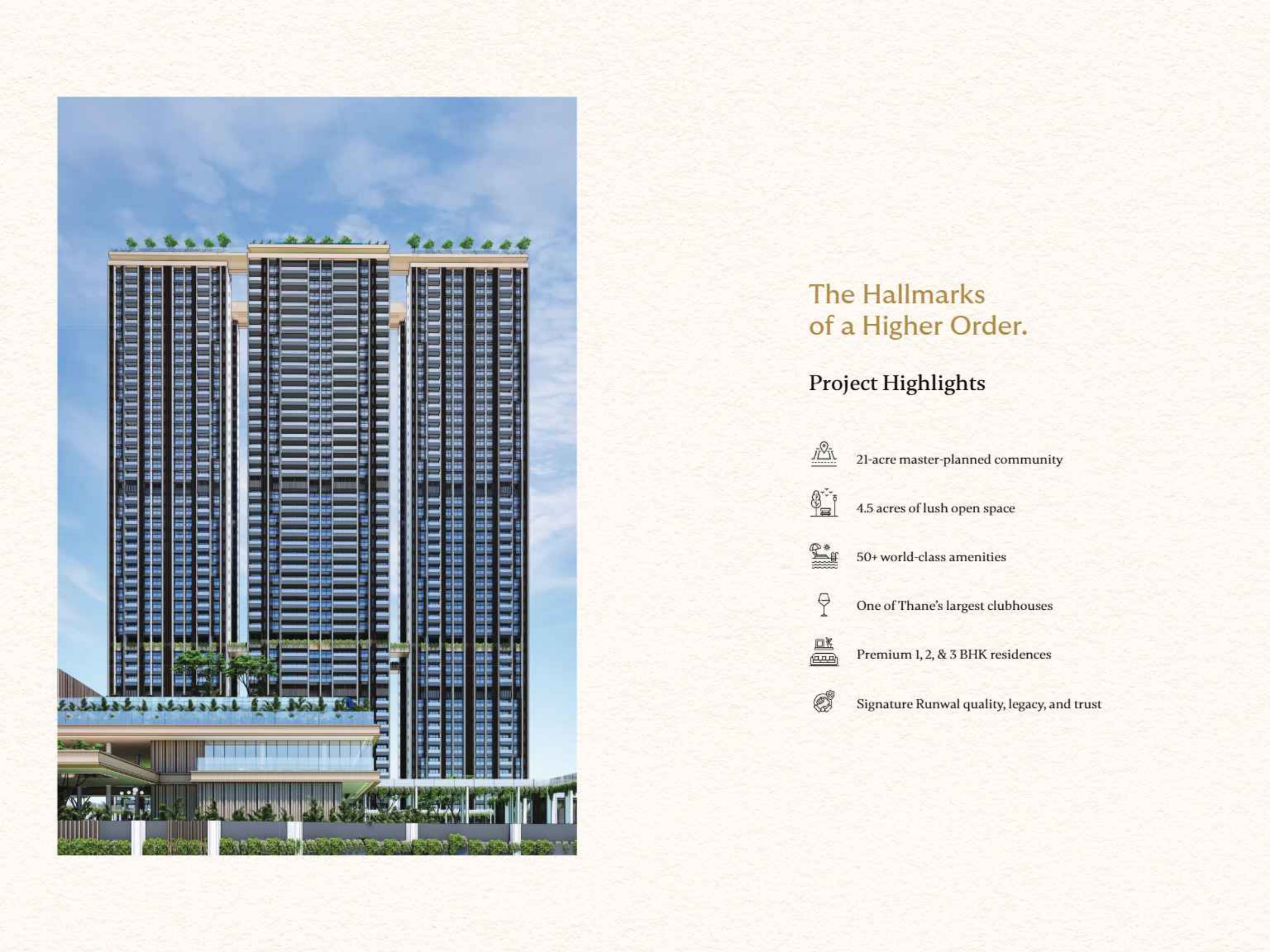Runwal One in Manpada Thane West, Thane